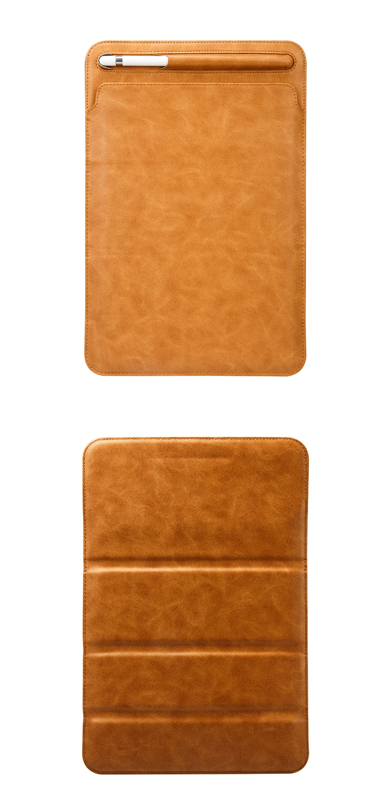 New Design Good Quality Genuine Leather iPad Case Sleeve Leather Tablet Case for iPad 9.7