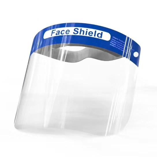 Anti-Fog Transparent Face Shield Pet Plastic Protect Eyes, Nose, Mouth