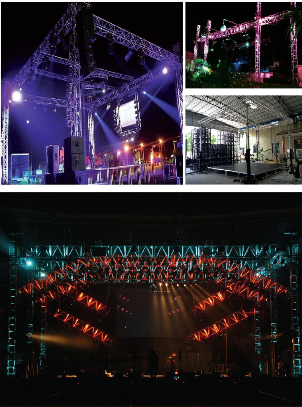 Aluminum Lighting Universal System Light Stand Stage Truss for Sale