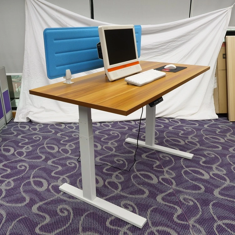 Smart Office Computer Lift Table Electric Height Adjustable Desk with Two Legs