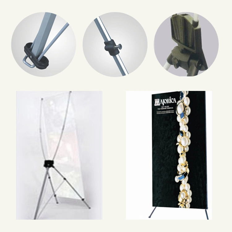 80*180 X-Banner Stand for Exhibition Adjustable X-Banner Stand
