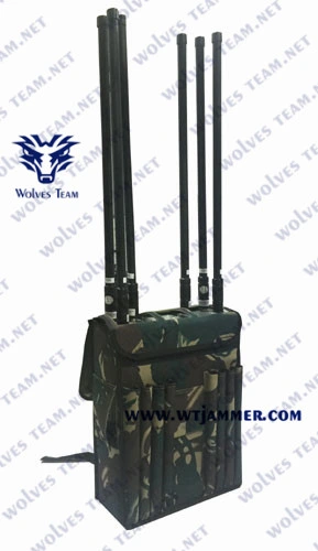 200m VIP Protection Security Backpack High Power GPS WiFi Cell Phone Signal Jammer