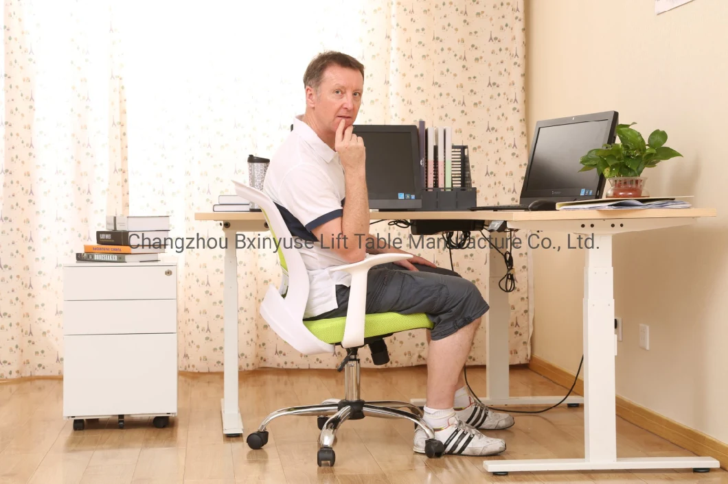 Ergonomic 3 Legs Electric Height Adjustable Office Desk Riser