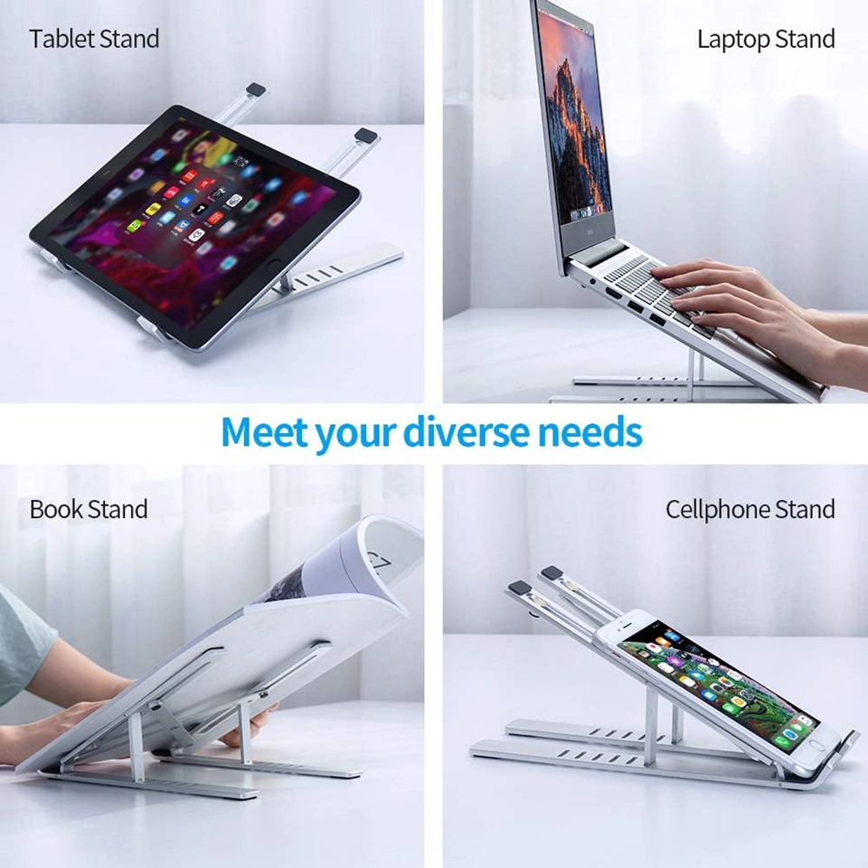 Dropshipping Aluminum Alloy Couch Notebook Mount Sofa Foldable Laptop Stand Laptop Accessories Laptop Durable