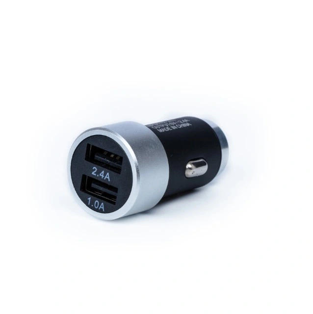 Durable 2 Port USB Car Charger for Mobile Phones