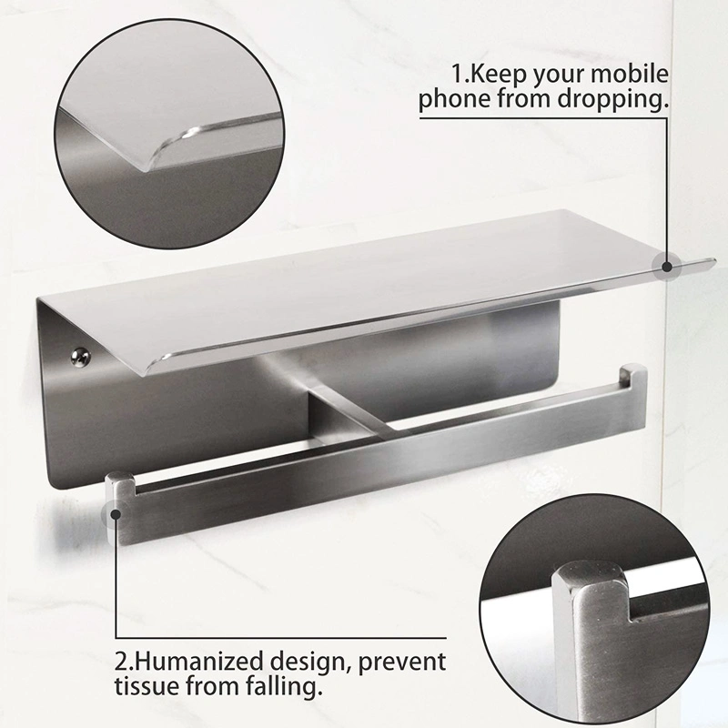 Metal Custom Tissue Holder Toilet Paper Roll Holder Paper Dispenser