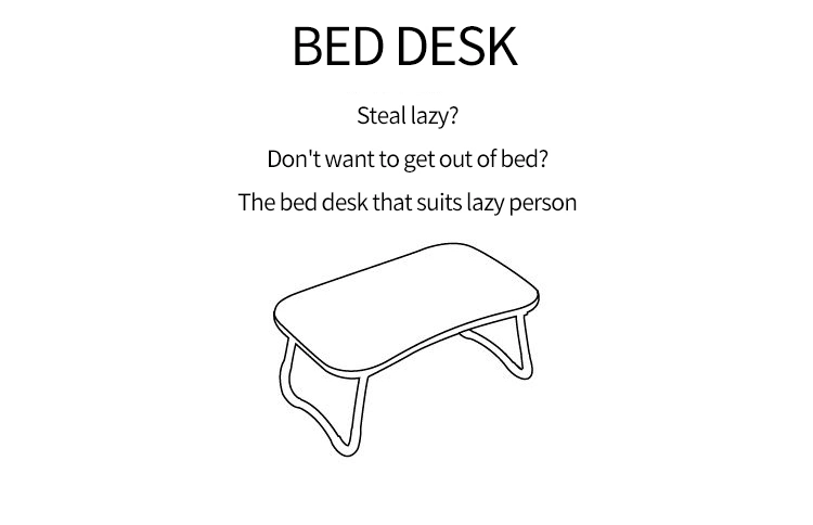 Mesa PARA Folding Laptop Table for The Bed About Sofa Home Office