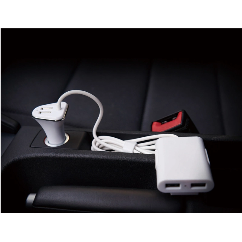 Four Ports Car Charger Charging for Mobile Phones