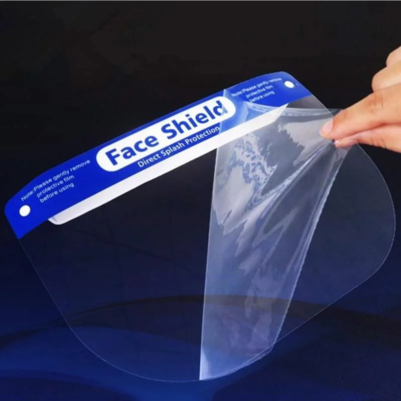 Face Shield Protect Eyes and Face with Protective Clear Film Elastic Band and Comfort Sponge