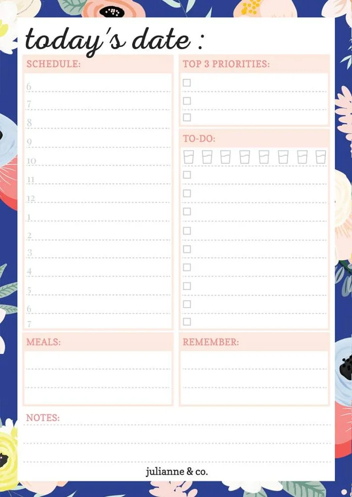 Hot Selling Plan Checklist Self-Adhesive Notepad Desk Sticky Notes