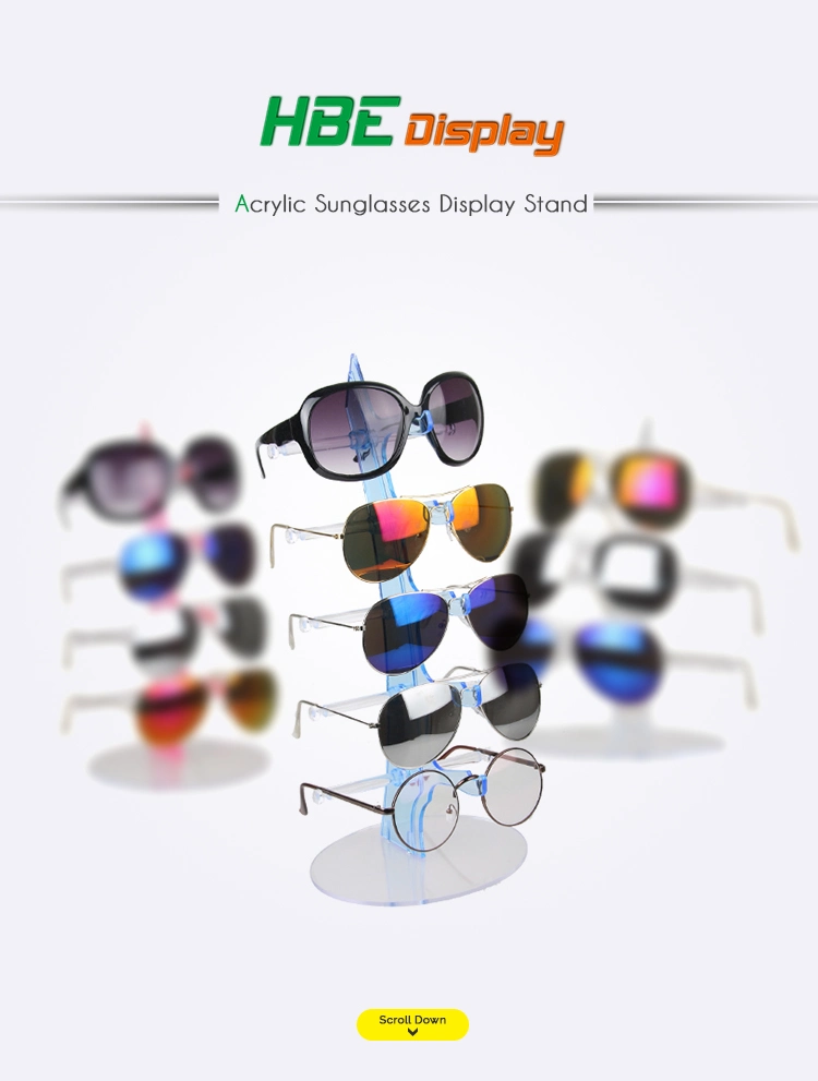 Acrylic Eyeglass Holder Display Stand Riser