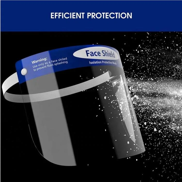 Face Shield Protect Eyes and Face with Protective Clear Film Elastic Band and Comfort Sponge