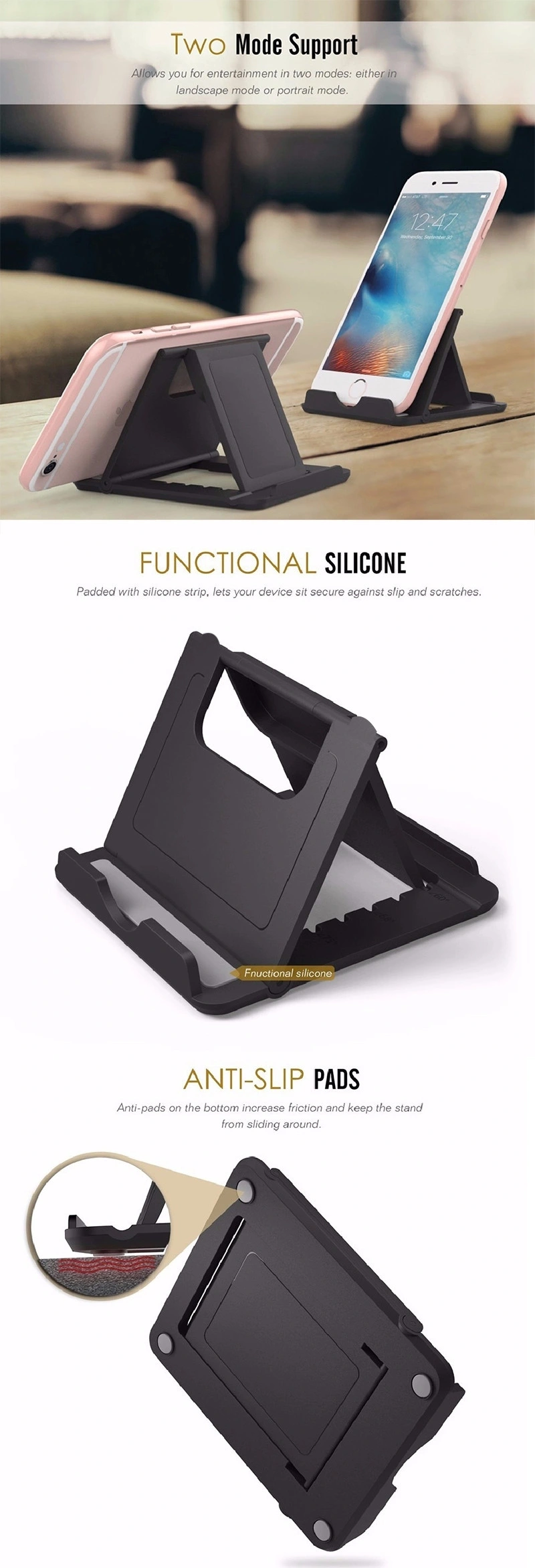 for Xiaomi Phone Holder for iPhone Universal Cell Desktop Stand for Phone Stand Tablet Mobile Support Table Soporte Movil Car