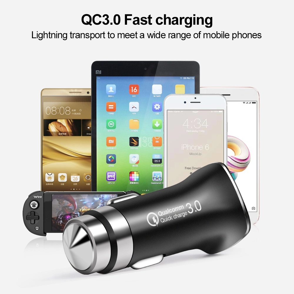 Fast Charging Portable Universal Car USB Charger Smart Mobile Phone Accessories Car Charger