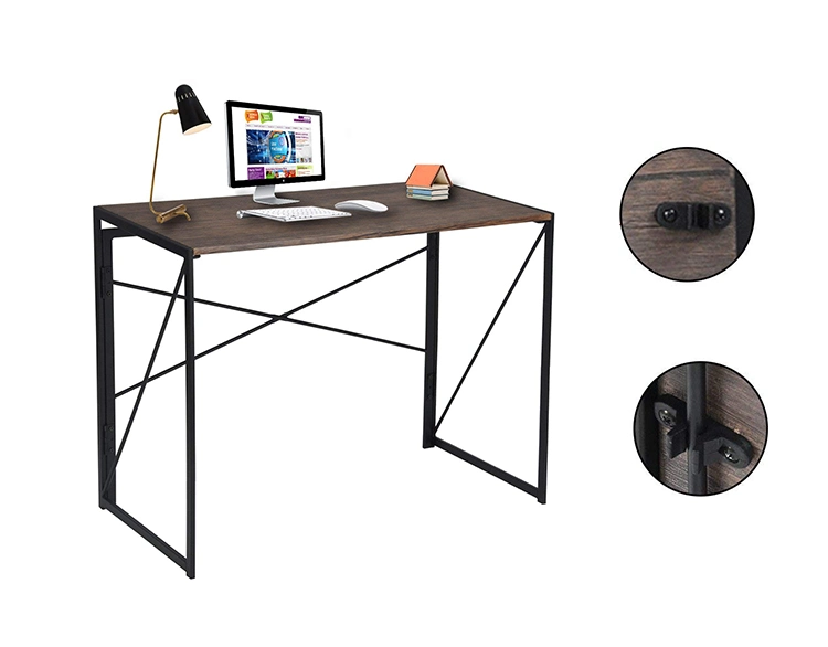 L Shape Office Desk Iron Leg Desk Accessories Office