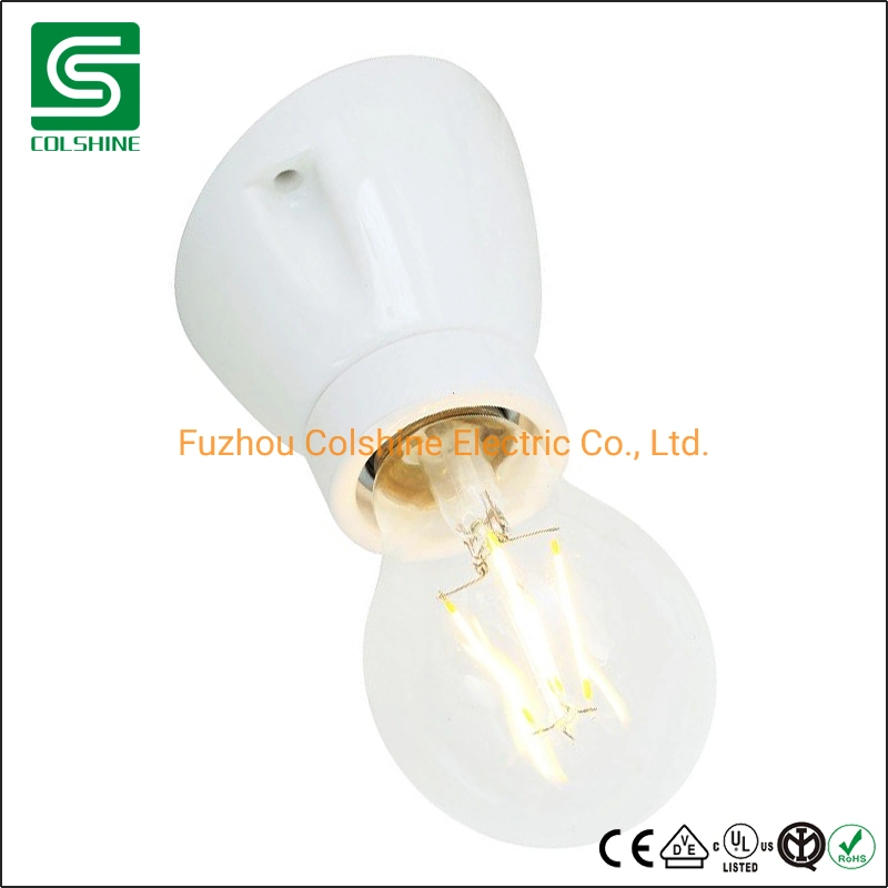 Ceramic Screw E27 Lamp Holder Porcelain Light Holder Bulb Holder