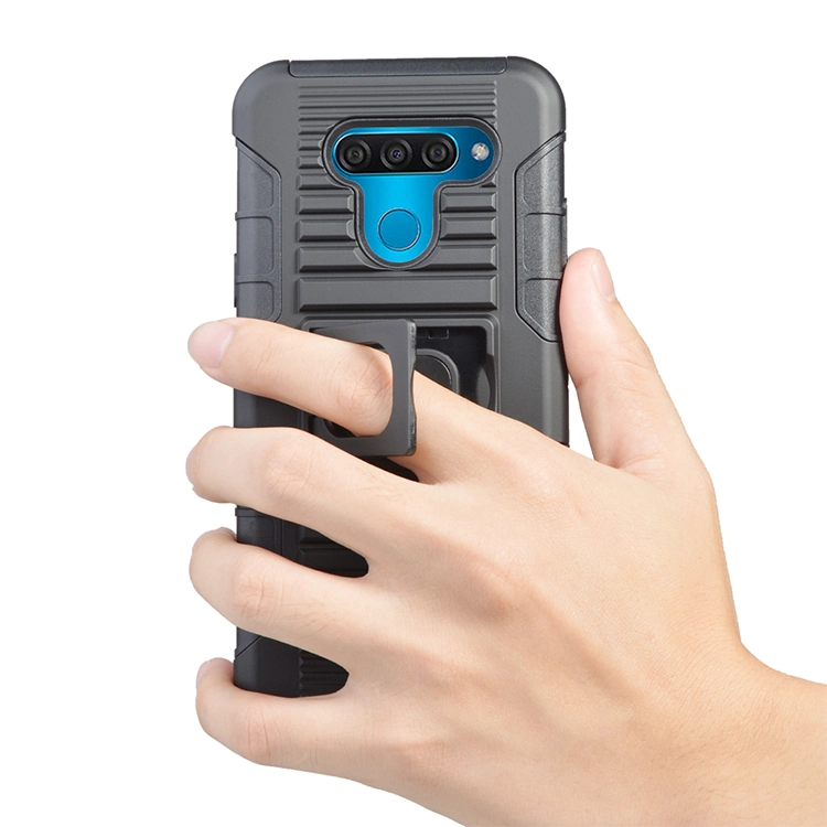 Magnetic Finger Ring Holder Kickstand Car Mount Phone Case Cover for LG K50 Q60