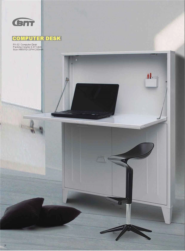 Cheap Modern Folding Metal Office Computer Desk