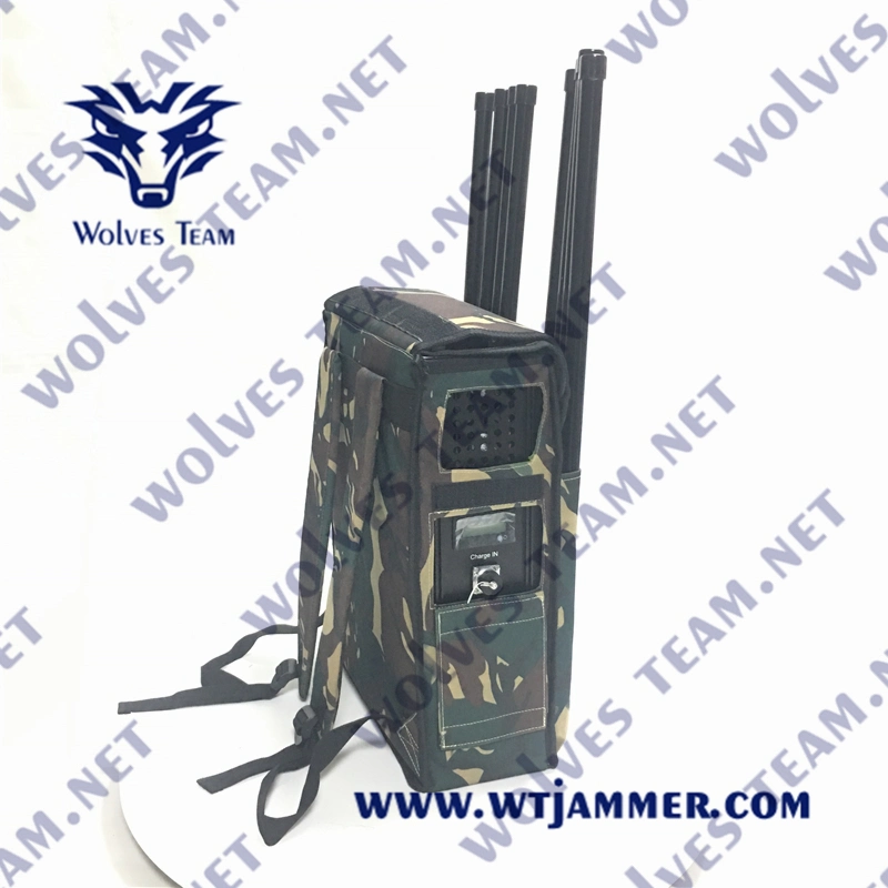 VIP Protection Security High Power GPS WiFi Cell Phone Signal Backpack Jammer