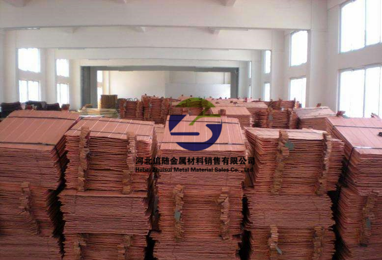 in Stock Cathode Copper/Electrolytic Copper/Copper Plate/Copper Cathode with 99.99%