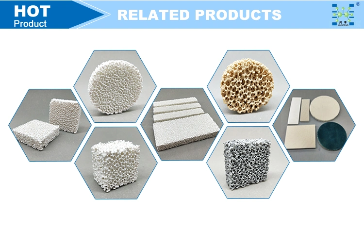 Zirconium Oxide Zro2-Ceramic Foam Filter for Steel Casting