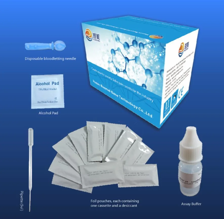 Runmei Quick Test Igg Antibody, Easy Test Colloidal Gold Rapid Test Kits, Antigen Colloidal Gold Products