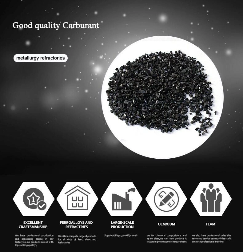 Sale Carbon Raiser Calcined Anthracite Carbon Additive Good Quality