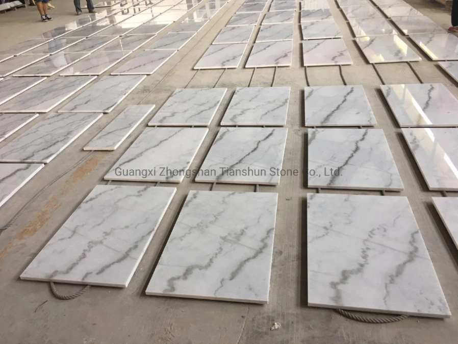 Cheap Price Italian Polished Calacatta  White  Marble  Tile  for Countertop