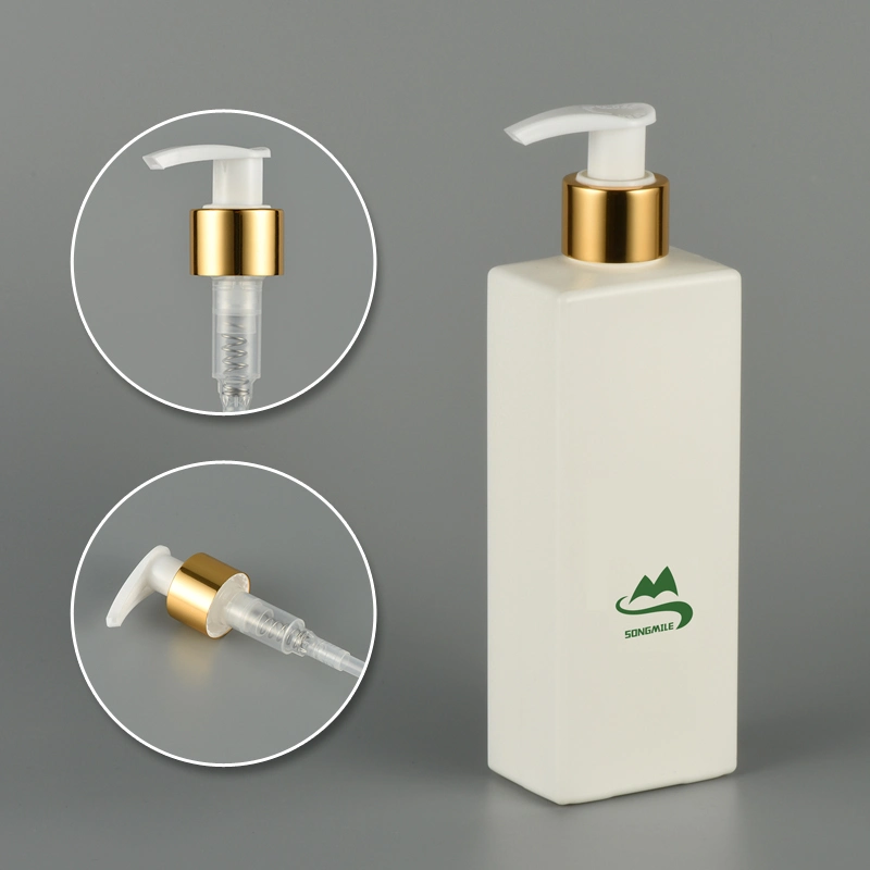 Manufacturer High Quality   Customize 24 28mm PP Gold Metal Right Left Lock Lotion Pump 
