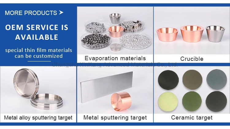 4n ZnO Zinc Oxide Ceramic Sputtering Target