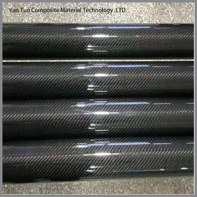 Carbon Fiber Tube 8000mm*200mm*204mm with Cheap Price Large Diameter Carbon Roll Wrapped Pipe