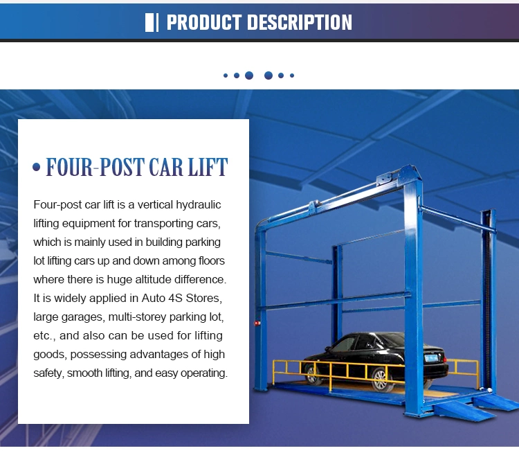 Four Post Lift 2000kg 3000kg Capacity Car Auto Truck Inquiry Shipping