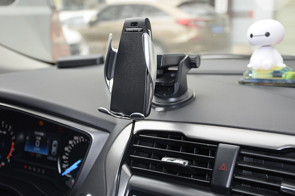 Qi 10W Wireless Car Charger S5 Automatic Clamping Quick Charging Phone Holder Mount
