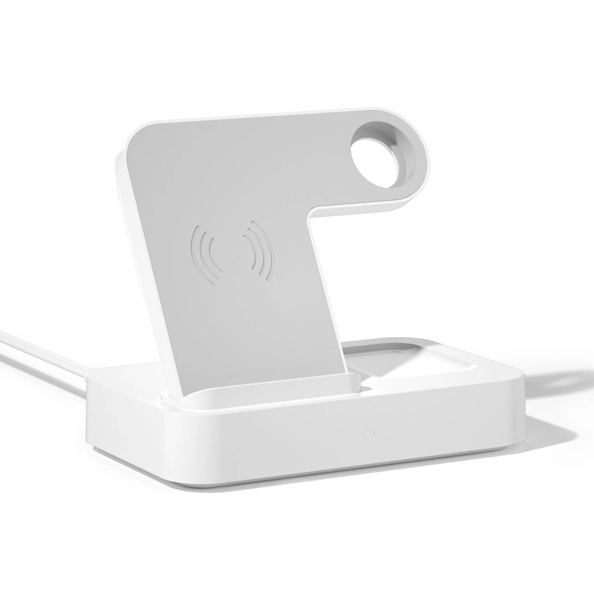 Mobile Phone Silicon Coating Phone Stand Holders with 10W Wireless Charger