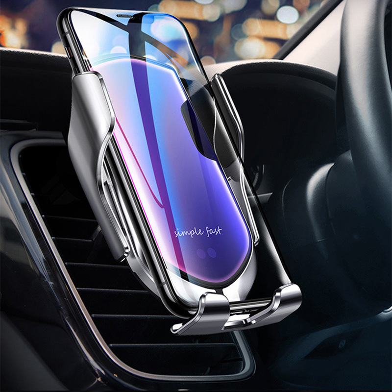 Car Charger 2020 New Product Factory Wholesale Phone Holder 10W Car Wireless Charger Charging Qi for iPhone for Samsung