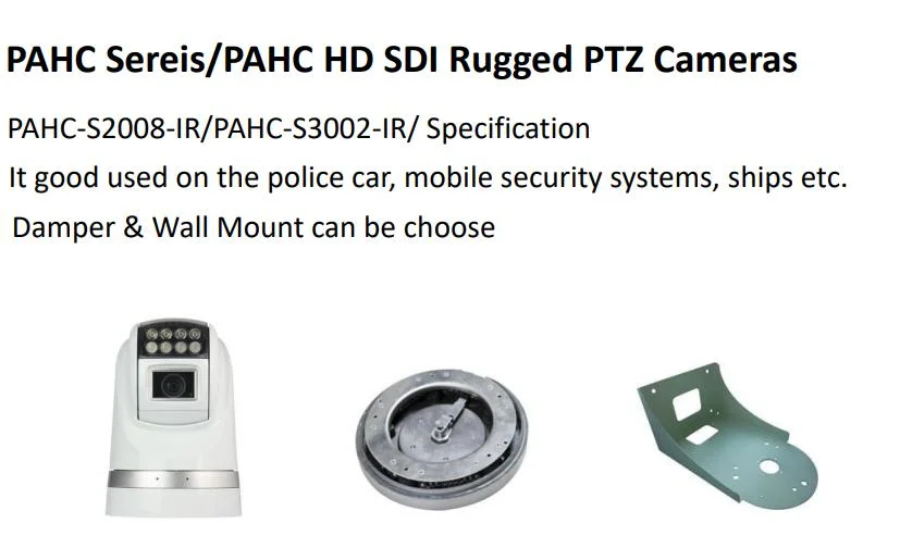 Waterproof 1080P Car Camera Outdoor Mobile Security PTZ Camera CCTV