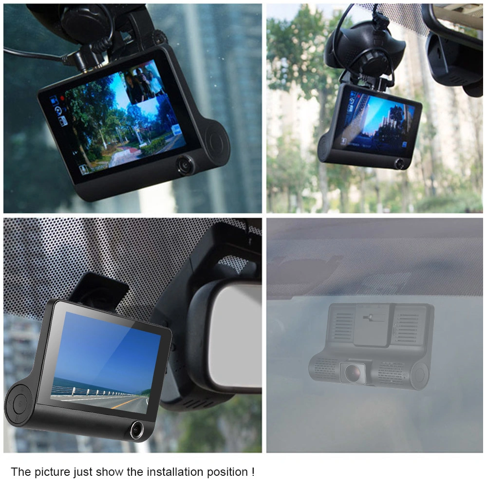 4.0 Inch Full HD 1080P Car Camera 170 Degree Wide Angle Car Dash Camera