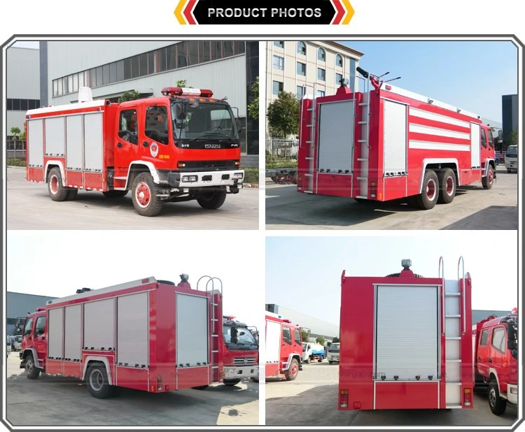 240HP Left Hand Drive 2000 Gallons Fire Fighting Emergency Truck with Articulate Booms for High Pressure