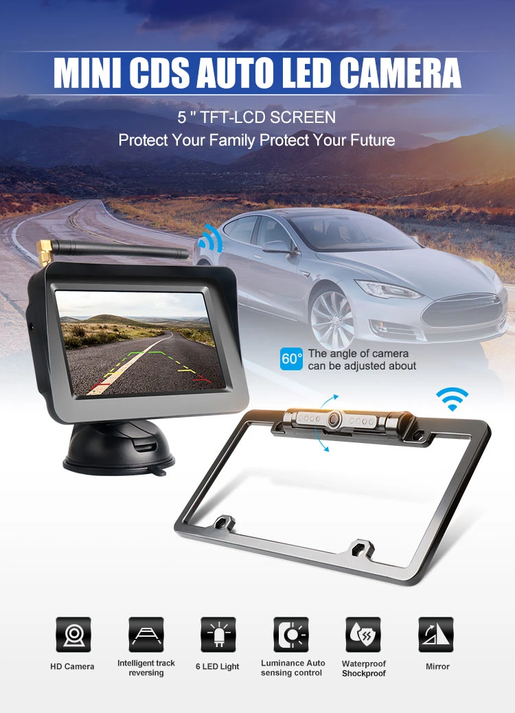 WiFi Parking Car Camera with Reversing Car Camera System