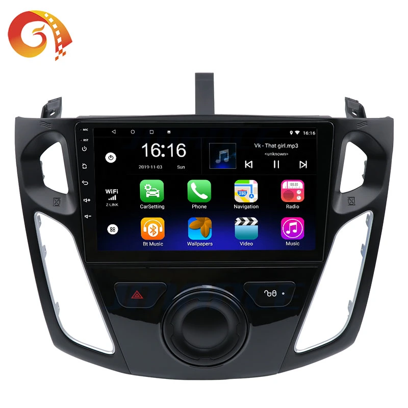 Factory Car Android 2DIN Dashboard Stereo Multimedia Navigation DVD Player Car Radio for Ford Focus Mk2