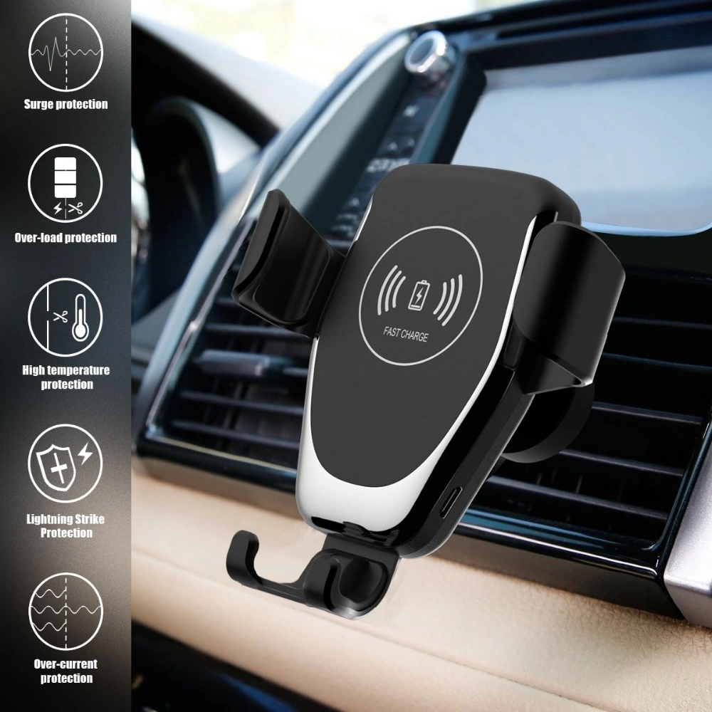 Automatic Car Mount Qi Wireless Charger for iPhone 11 PRO Xs Max X Xr 10W Fast Charging Car Phone Holder Stand for Samsung S10 9