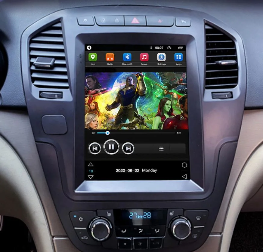 Android Radio Car 2 DIN Multimedia Player for Buick Regal 2009-2013