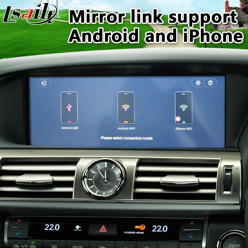Lsailt Android 9.0 Car GPS Navigation Box for Lexus Ls460 Built in 3GB RAM 32GB ROM Mirror Link