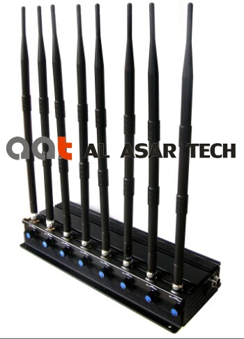 8CH Mobile Phone Signal Isolator Indoor Power Adjustable Mobile GSM, 3G, 4G WiFi Signal Jammer