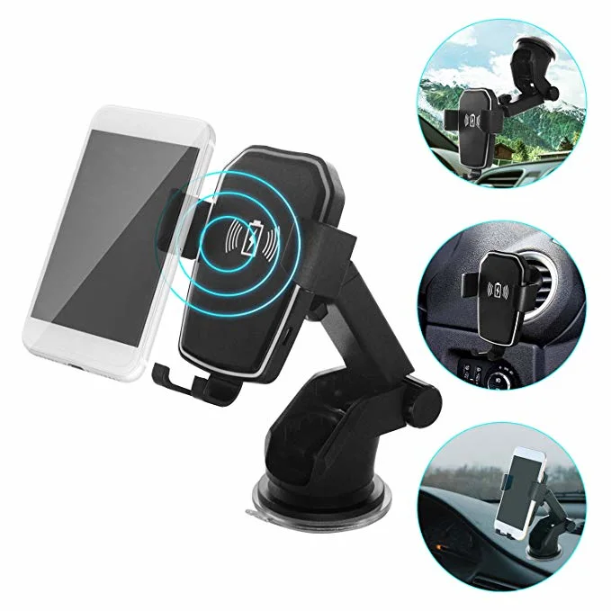 Air Vent Phone Charger 10W Fast Wireless Charging Car Mount
