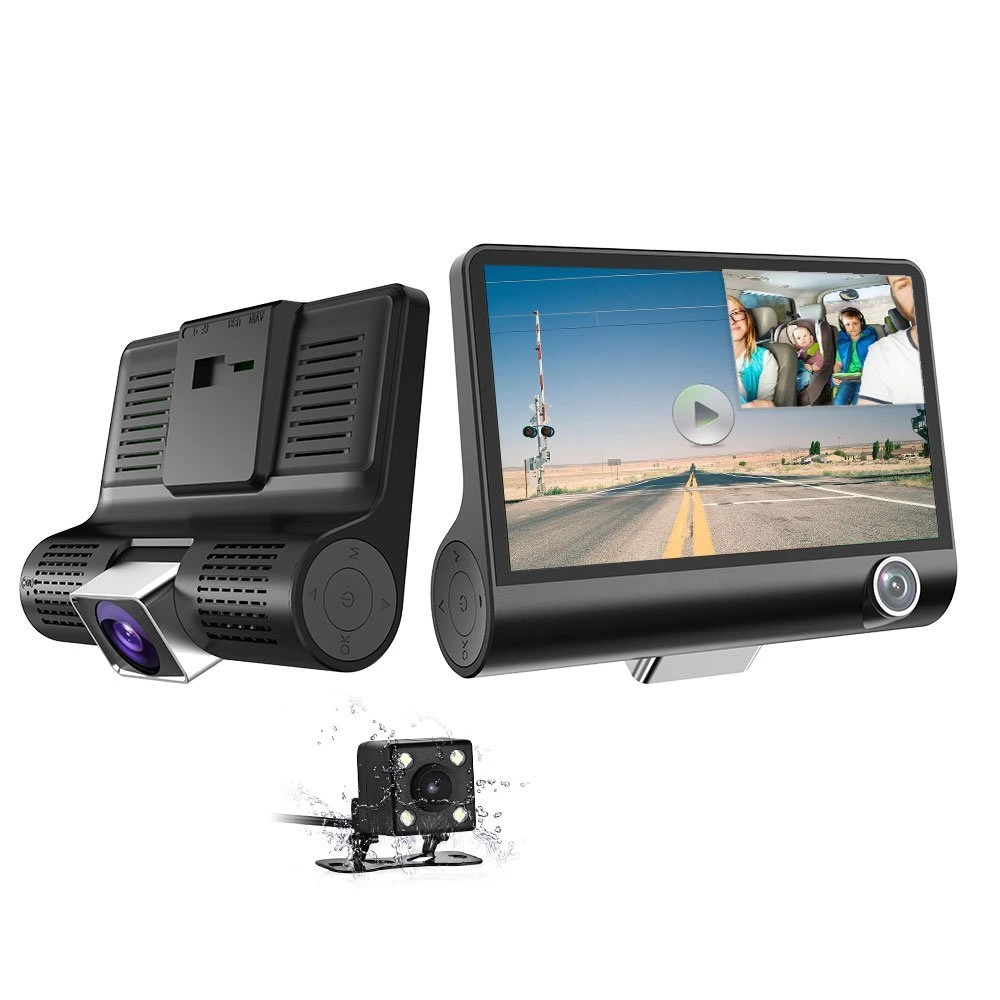 4.0 Inch Full HD 1080P Car Camera 170 Degree Wide Angle Car Dash Camera