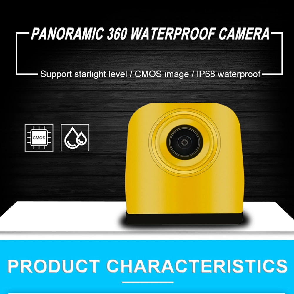 360-Degree Panoramic IP68 Waterproof Car Camera