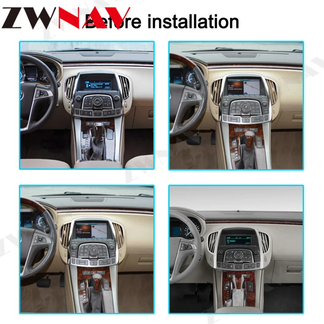 128g Tesla Screen for 2007 2008 2009 2010 2011 2012 2013 2014 Buick Lacrosse Android Unit Car Multimedia Player GPS Radio Stereo