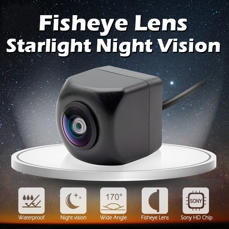 Fish Eye HD 1409 Super Night Vision Car Rear View Camera 170 Wide Angle