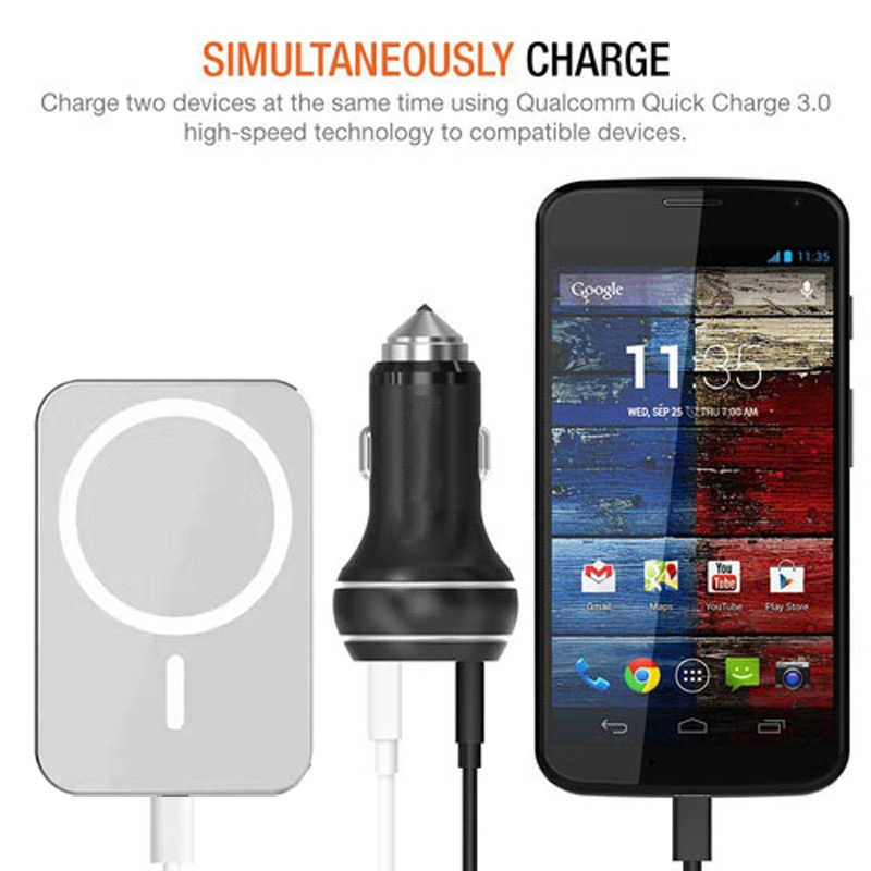 15W Magsafe Wireless Charger with Car Air Vent Holder for iPhone 12